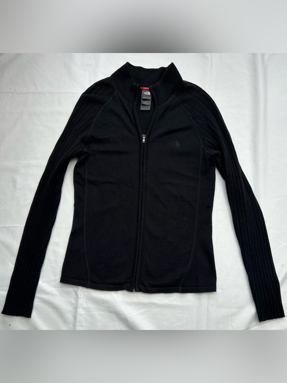 The North Face Black Full-Zip Knit Top